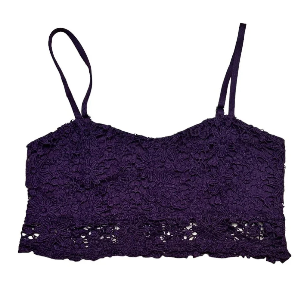 TILLY's FULL TILT Lace Bralette Crop Top Tank - small